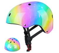 Unicorn Castle Casco da Bici per Bambini Casco Protettivo Ideale per Bambini Leggero ma più Sicuro Anche per Skateboard, Monopattino, Pattini a Rotelle