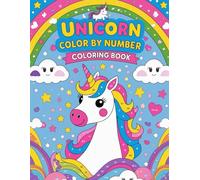 Unicorn Color by Number Coloring Book: Unicorn Color by Number Coloring Book Cute Designs with Stress Relief for Kids, and Teens