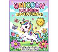 Unicorn Coloring Adventures! A Magical Coloring Book for Kids Ages 4-6