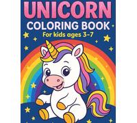 Unicorn Coloring Book: Coloring Book with happy unicorns