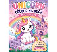 Unicorn Coloring Book for Kids: A Little Doodle Adventures Coloring Book