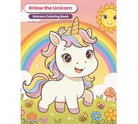 Unicorn Coloring Book for Kids Ages 3-6: 50 Summer Designs Featuring Khloe the Unicorn