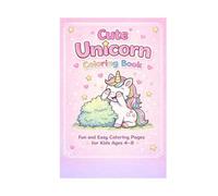 Unicorn Coloring Book for Kids: Cute, Simple Pages Designed for Creative Fun Ages 4-8