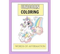 Unicorn Coloring: Words of affirmation