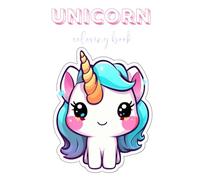 Unicorn colouring book: The world is magical