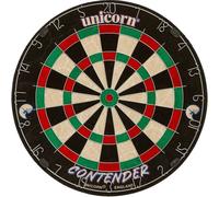 Unicorn Easy Score - Bersaglio per freccette | Contender Fun Learning Beginner Trainer | 2 x più grandi Trebles & Doubles | Qualità da competizione con setole in sisal | Ragno rotondo