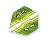 Unicorn Core 75 Core Plus - Aletta per Freccette, Unisex - Adulto, Volo, 68732, Verde, Taglia Unica