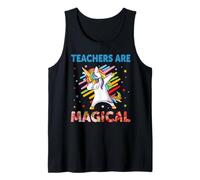 Unicorn Dabbing Teachers Are Magical Funny Teacher Canotta