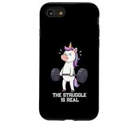 Unicorn Deadlift Gymrats Struggle Is Real Lifting Uomini Donne Custodia per iPhone SE (2020) / 7/8