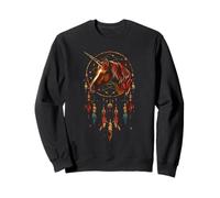 Unicorn Dreamcatcher Native American Indian Feathers Arts Felpa