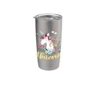 Unicorn e unicorni Bicchiere termico in acciaio inox doppia parete