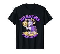 Unicorn Fate In My Horn Wise Seers Ragazze Donne Fantasy Lover Maglietta