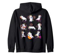 Unicorn Fitness Workout Gym Strength Exercise Felpa con Cappuccio
