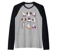 Unicorn Fitness Workout Gym Strength Exercise Maglia con Maniche Raglan