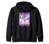 Unicorn Funny Meme Cultura Internet Gen Z Sarcastico Felpa con Cappuccio