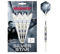 Unicorn Gary Anderson Silver Star Tungsteno Set di Frecciette Misura (CS1023)
