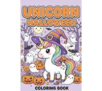 Unicorn Halloween Coloring Book
