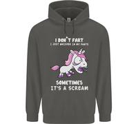Unicorn i Don'T Fart Divertente Scorreggio Farter Bambini Felpa con Cappuccio