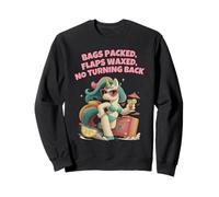 Unicorn Inappropriate Funny Travel Vacation Adult Humor Felpa