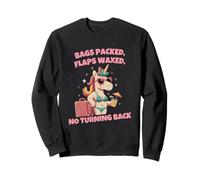 Unicorn Inappropriate Funny Travel Vacation Adult Humor Felpa