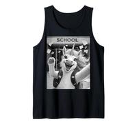 Unicorn Last Day of School Summer Break Divertente Meme Selfie Canotta