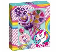 UNICORN LOVE COFANETTO BAMBINA EDT 50ML TRUCCHI VISO OMBRETTO FARD LUCIDALABBRA