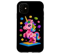 Unicorn Lover Master Builder Building Bricks Blocks, giocattolo per bambini Custodia per iPhone 11