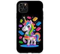 Unicorn Lover Master Builder Building Bricks Blocks, giocattolo per bambini Custodia per iPhone 11 Pro Max