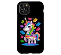 Unicorn Lover Master Builder Building Bricks Blocks, giocattolo per bambini Custodia per iPhone 11 Pro