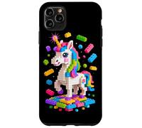 Unicorn Lover Master Builder Building Bricks Blocks, giocattolo per bambini Custodia per iPhone 11 Pro Max