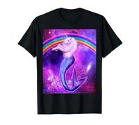 Unicorn Mermaid Mermicorn Cute in Galaxy Rainbow Unicorns Maglietta