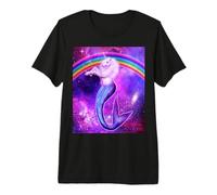 Unicorn Mermaid Mermicorn Cute in Galaxy Rainbow Unicorns Maglietta Premium