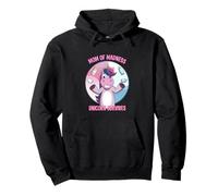 Unicorn Mom Of Madness Survivor Genitori Fantasy Lovers Felpa con Cappuccio
