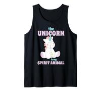 Unicorn, My Spirit Animal - Magical Rainbow Uomo Donna Bambini Canotta