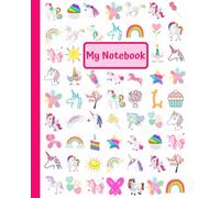 Unicorn Notebook for Girls: Drawing & Writing Journal with Blank and Lined Pages | Storybook Journal for Kids | Creative Unicorn-Themed Notebook (180 Pages)