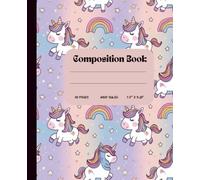Unicorn Notebook | Wide Ruled | 110 Pages | 7.5 x 9.25”: Journal: Wide Ruled Pages