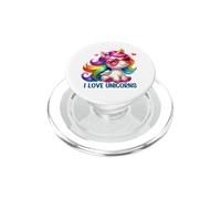 Unicorn Occhiali da sole Rainbow I Love Unicorns PopSockets PopGrip per MagSafe