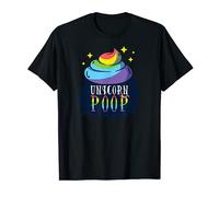 UNICORN POOP Unicorni Poo. Cacca arcobaleno Meme Maglietta