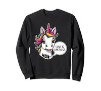 Unicorn Portrait - L'Amore è Senza Limiti - Fumetti Stile 1 Felpa