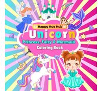Unicorn, Princes, Fairy and Mermaid I Coloring Book: Perfect Gift for Kids and Adults for relaxation and enjoyment.