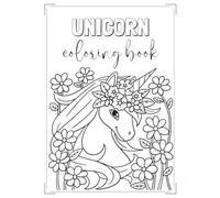 Unicorn Quotes Coloring Book