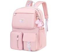 Unicorn School Backpack for Girls, Big Capacity Primary School Rucksack Bag, Children Casual Daypack for Teen Girl (Pink)
