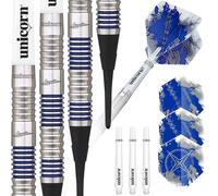 Unicorn Silver Star 80% Tungsten Gary Anderson Soft Tip, Freccette Uomo, 20 g