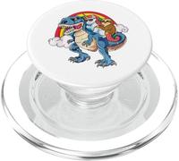 Unicorn & Sloth Riding T-Rex Cool Dinosaur, Uomo, Donna, Bambini PopSockets PopGrip per MagSafe