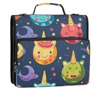 Unicorn Space - Organizer per raccoglitori con cerniera a 3 anelli