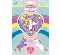 Unicorn Sticker Set - Crea magici mondi di unicorni con oltre 400 diversi motivi adesivi, per lo scrapbooking e l'artigianato