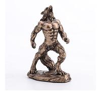Unicorn Studios Veronese Design - Statuetta in resina in miniatura di licantropo di lupo mannaro luna, 8 cm