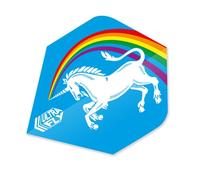 Unicorn Ultrafly.100 Plus Rainbow Blue, Alette Ultrafly per Freccette Unisex, Blu
