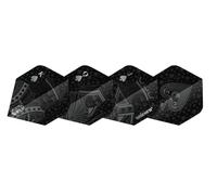 Unicorn Ultrafly.100 Plus Royal Flush Nero, Alette Ultrafly per Freccette Unisex