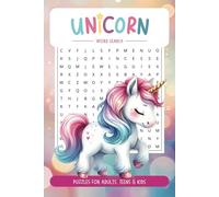 Unicorn Word Search Puzzle Book: Word Searches with Easy to Read Print about Unicorns, Rainbows, Magic, and More | 6x9 inches, 110 pages | 50+ Puzzles ... Gift for Vacations, Holidays and Free Time